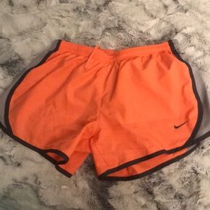 NIke orange athletic shorts